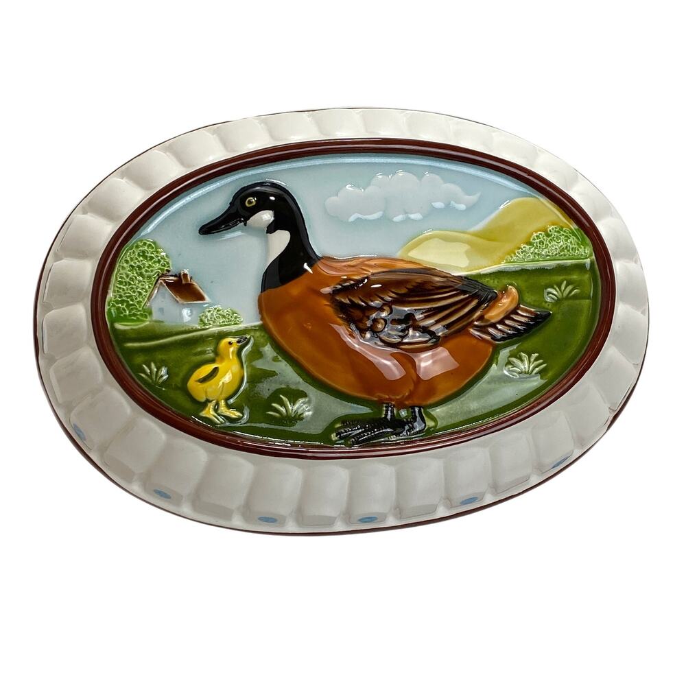 Vintage Duck Mold Decor Hand Painted Made Exclusively for Gailstyn Sutton Japan